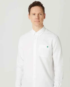 Wimbledon Tops & T-Shirts*Mens Oxford Shirt - White