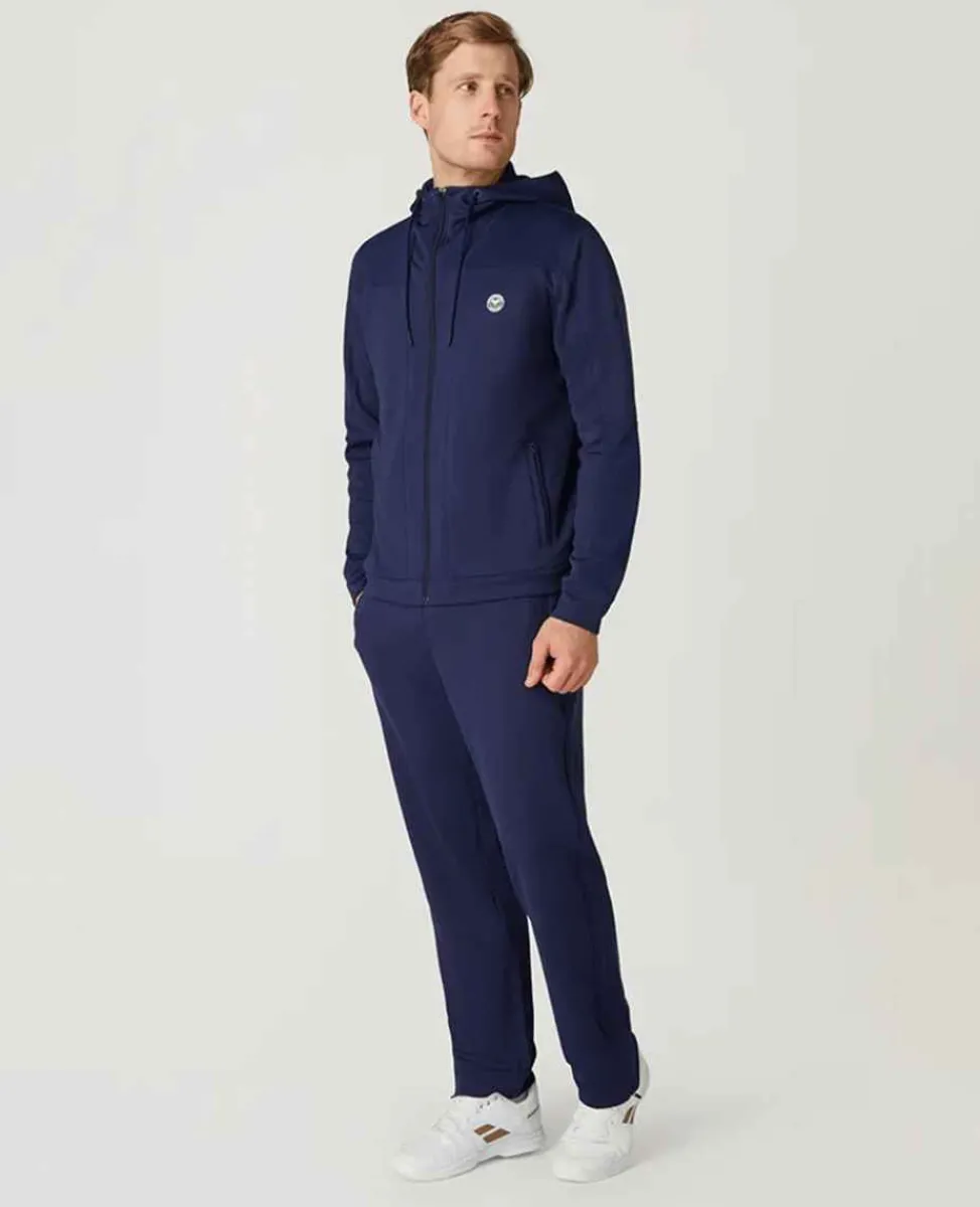 Wimbledon Sport*Mens Performance Hoody - Navy