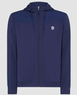 Wimbledon Sport*Mens Performance Hoody - Navy