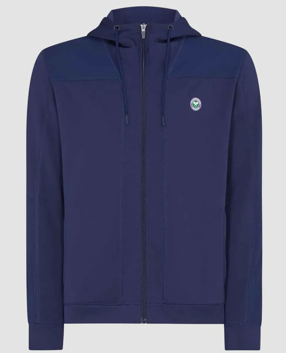 Wimbledon Sport*Mens Performance Hoody - Navy