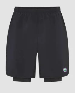 Wimbledon Sport*Mens Performance Short - Black
