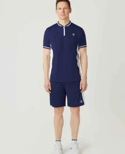 Wimbledon Sport*Mens Performance Short - Navy & White