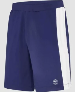 Wimbledon Sport*Mens Performance Short - Navy & White