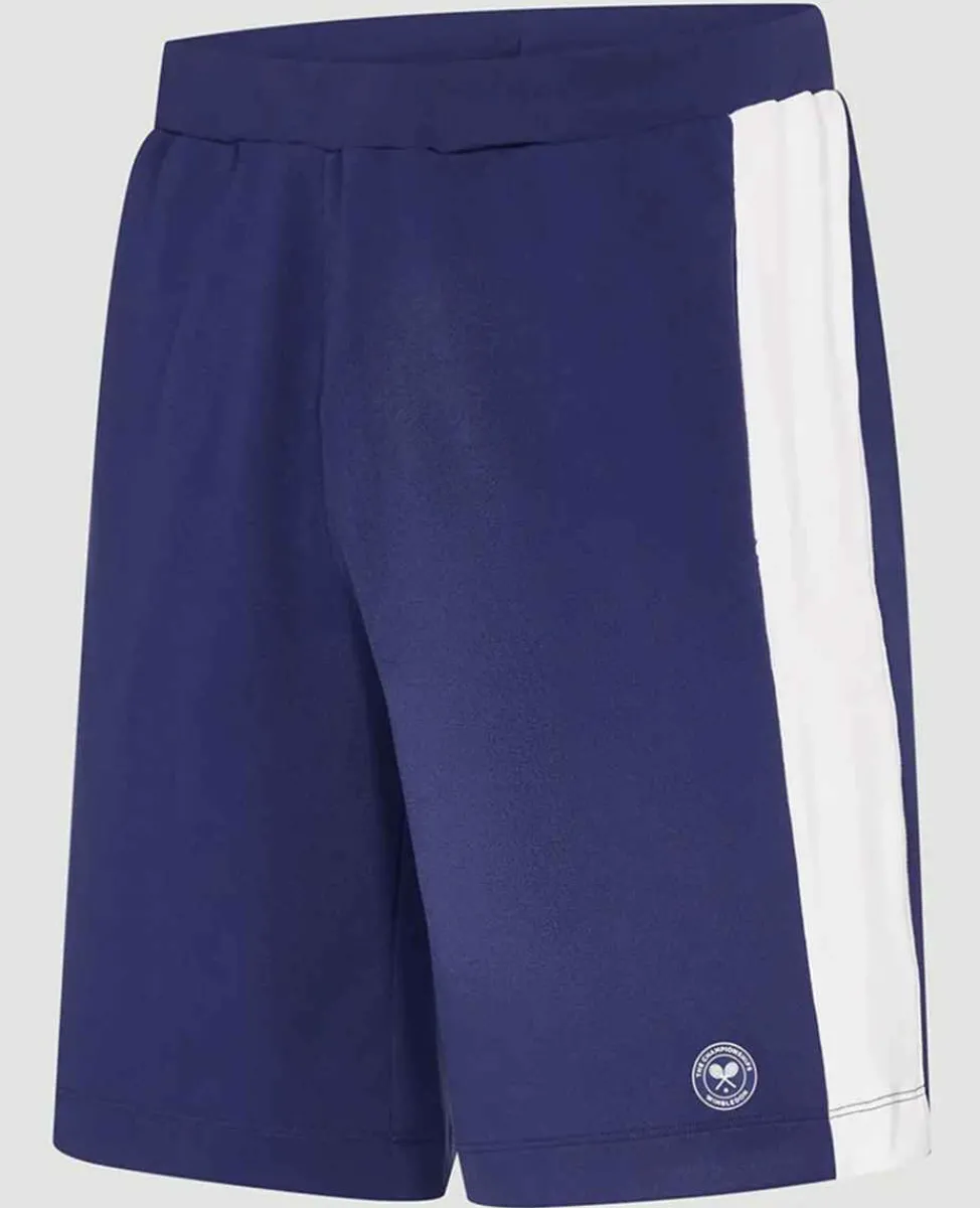 Wimbledon Sport*Mens Performance Short - Navy & White
