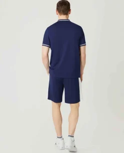 Wimbledon Sport*Mens Performance Short - Navy & White