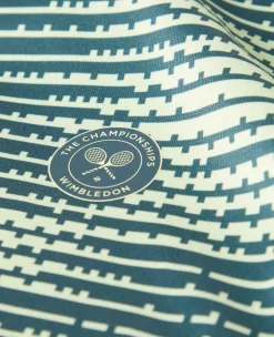 Wimbledon Sport*Mens Performance T-Shirt - Steel & Lime