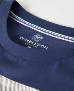 Wimbledon Tops & T-Shirts*Mens Photo Print T-Shirt - Navy