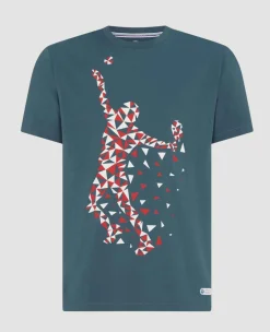 Wimbledon Tops & T-Shirts*Mens Player T-Shirt - Steel