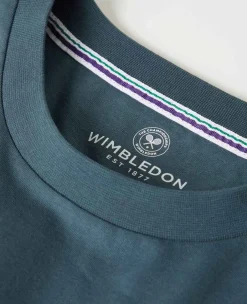 Wimbledon Tops & T-Shirts*Mens Player T-Shirt - Steel