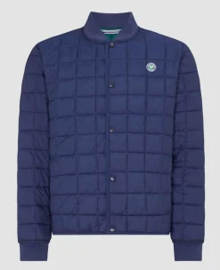Wimbledon Sport*Mens Quilted Jacket - Navy