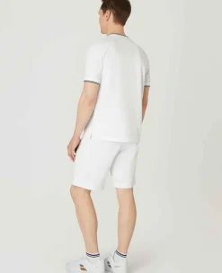 Wimbledon Sport*Mens Square Performance T-Shirt - White