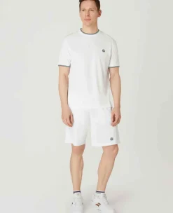 Wimbledon Sport*Mens Square Performance T-Shirt - White