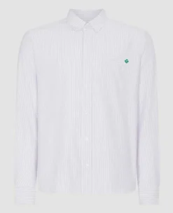 Wimbledon Tops & T-Shirts*Mens Stripe Shirt - Lilac