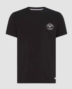 Wimbledon Tops & T-Shirts*Mens Sw19 Print T-Shirt - Black