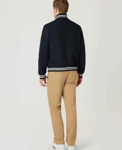 Wimbledon Outerwear*Mens Varsity Jacket - Navy