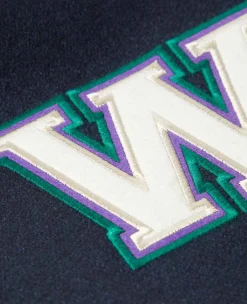 Wimbledon Outerwear*Mens Varsity Jacket - Navy