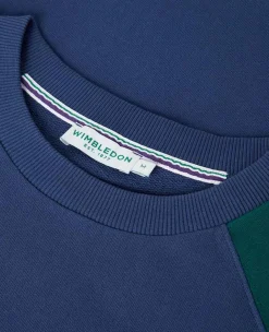 Wimbledon Sweatshirts*Mens Varsity Sweatshirt - Navy