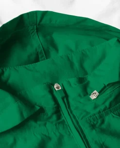 Wimbledon Sport*Mens Windbreaker Jacket - Green & White