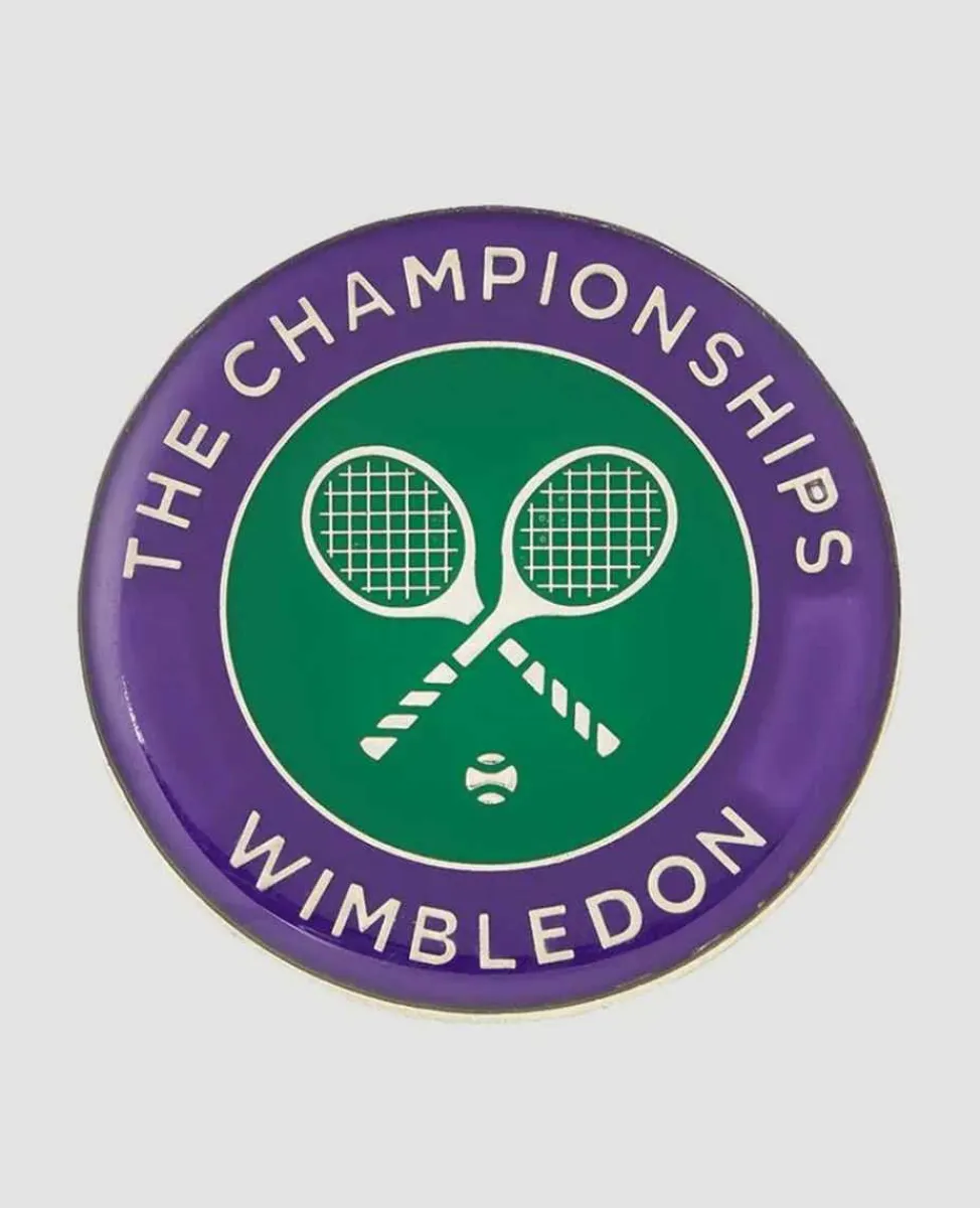 Wimbledon Magnets*Metal Championships Logo Magnet