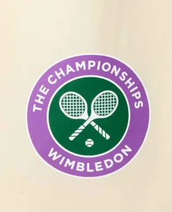 Wimbledon Shoppers*Organic Cotton Shopper Tote With Championships Logo - Natural