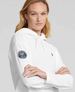 Ralph Lauren Polo Ralph Lauren*Polo Cropped Mesh Hooded Tee - White