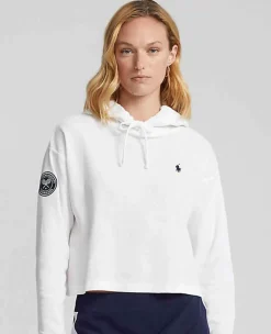 Ralph Lauren Polo Ralph Lauren*Polo Cropped Mesh Hooded Tee - White