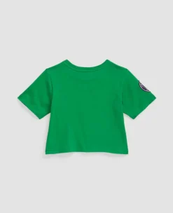 Ralph Lauren Tops & T-Shirts*Polo Kids Jersey Boxy Graphic Tee - Green
