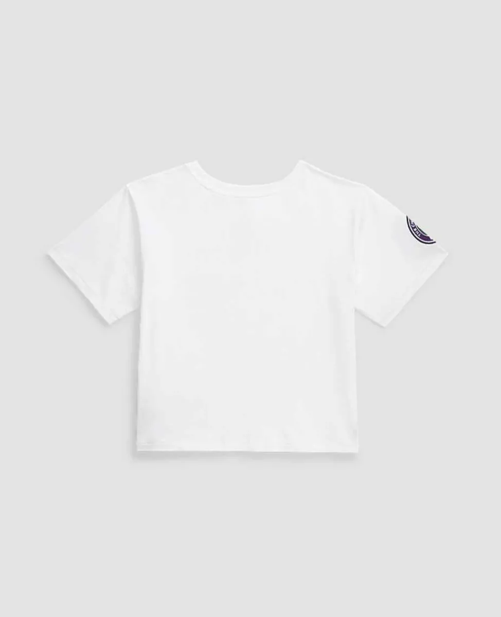 Ralph Lauren Tops & T-Shirts*Polo Kids Jersey Boxy Graphic Tee - White