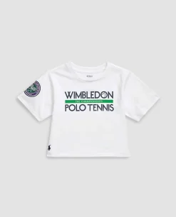 Ralph Lauren Tops & T-Shirts*Polo Kids Jersey Boxy Graphic Tee - White
