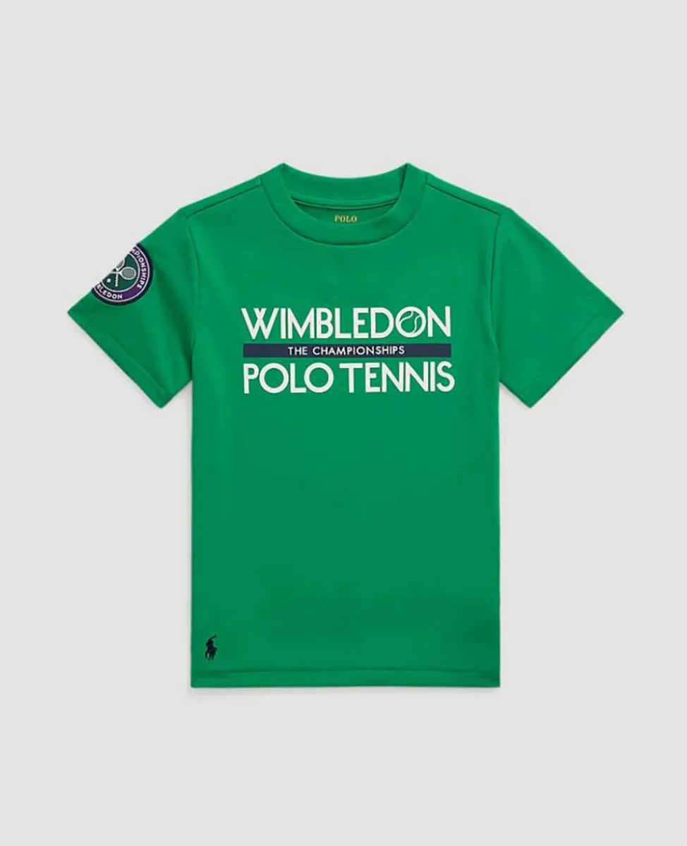 Ralph Lauren Tops & T-Shirts*Polo Kids Performance Jersey Graphic Tee - Green