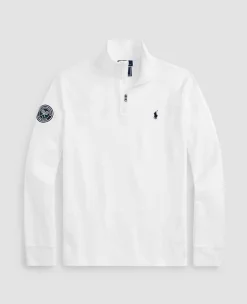 Ralph Lauren Polo Ralph Lauren*Polo Men's Clarus Quarter-Zip Pullover - White
