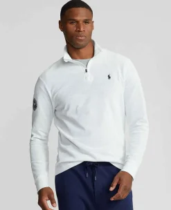 Ralph Lauren Polo Ralph Lauren*Polo Men's Clarus Quarter-Zip Pullover - White