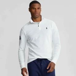Ralph Lauren Polo Ralph Lauren*Polo Men's Clarus Quarter-Zip Pullover - White