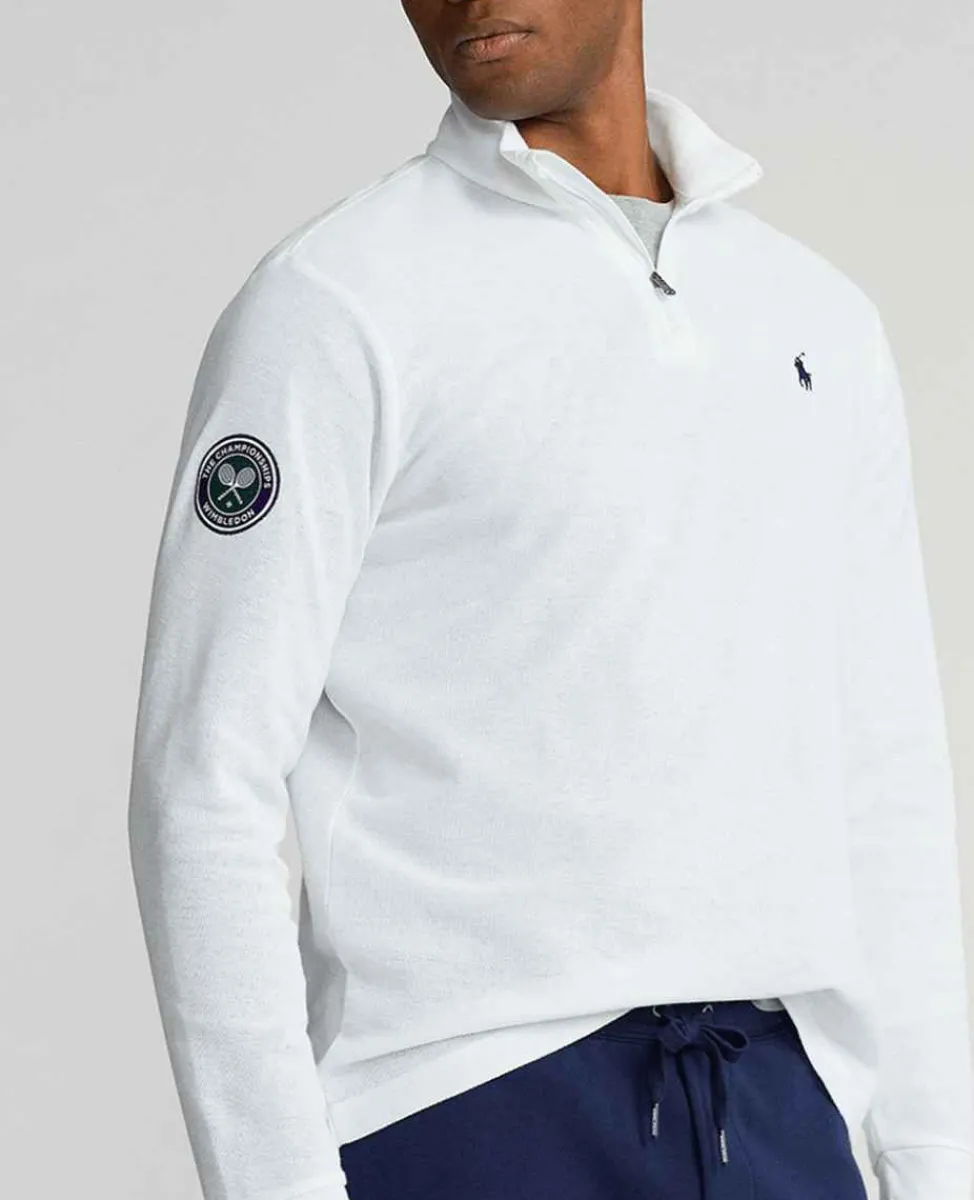 Ralph Lauren Polo Ralph Lauren*Polo Men's Clarus Quarter-Zip Pullover - White