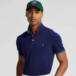 Ralph Lauren Polo Ralph Lauren*Polo Men's Cotton Polo-Collar Sweater - Navy