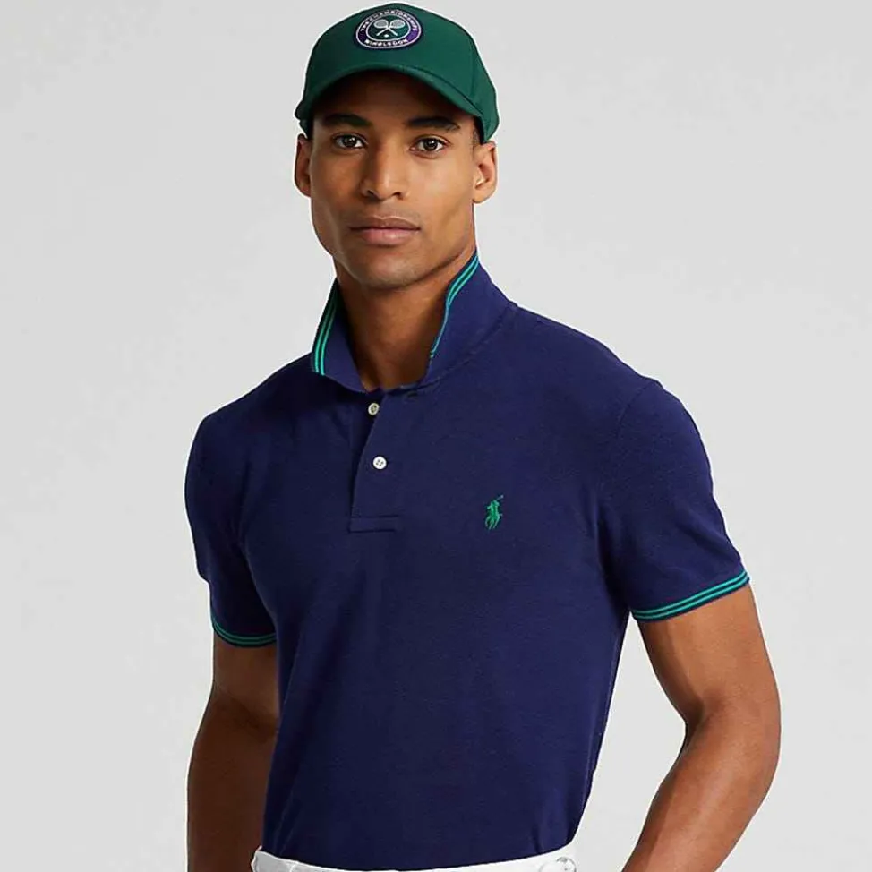 Ralph Lauren Polo Ralph Lauren*Polo Men's Cotton Polo-Collar Sweater - Navy