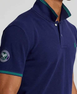Ralph Lauren Polo Ralph Lauren*Polo Men's Cotton Polo-Collar Sweater - Navy