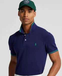 Ralph Lauren Polo Ralph Lauren*Polo Men's Cotton Polo-Collar Sweater - Navy