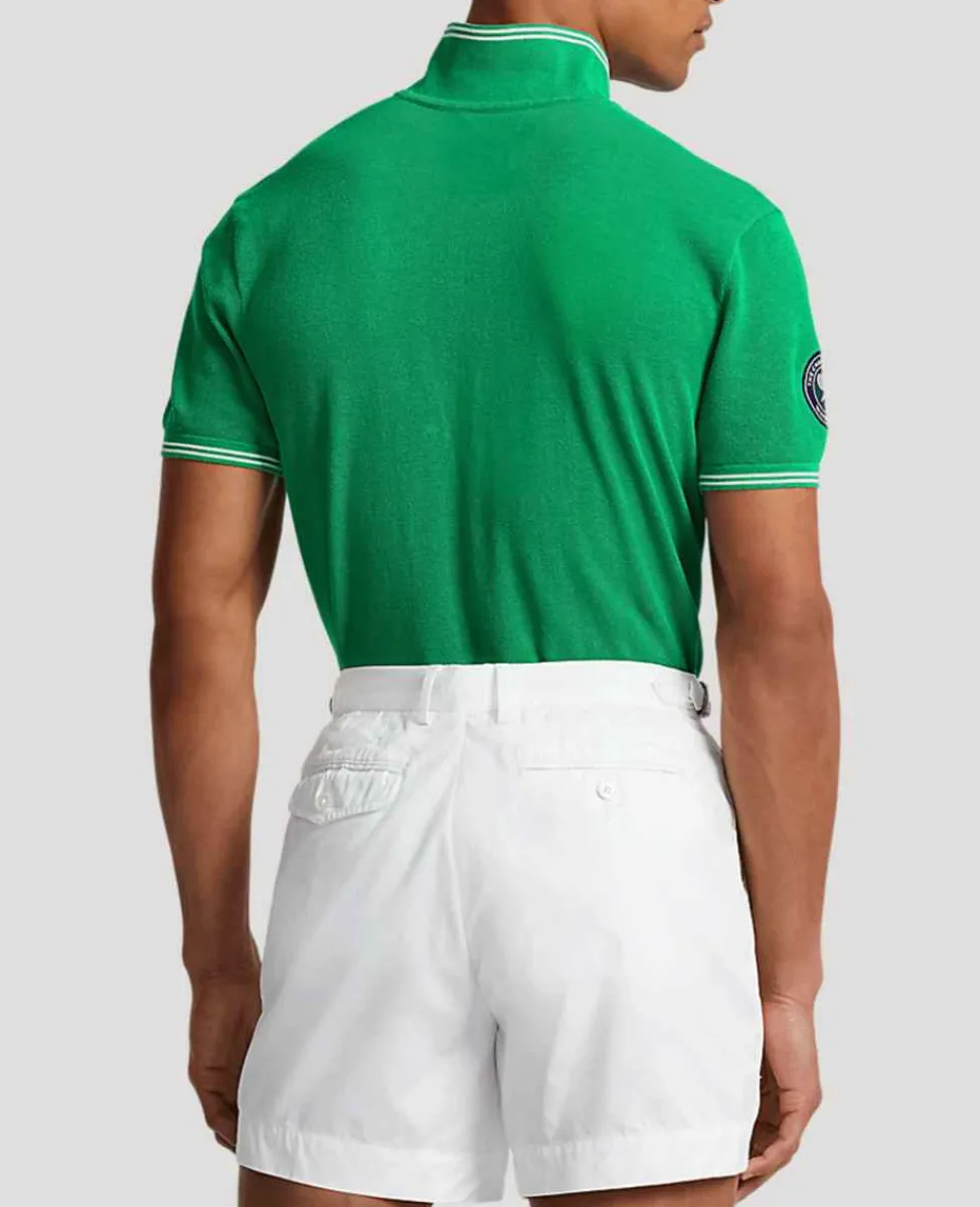 Ralph Lauren Polo Ralph Lauren*Polo Men's Cotton Polo-Collar Sweater - Green