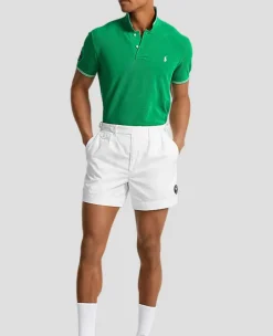 Ralph Lauren Polo Ralph Lauren*Polo Men's Cotton Polo-Collar Sweater - Green