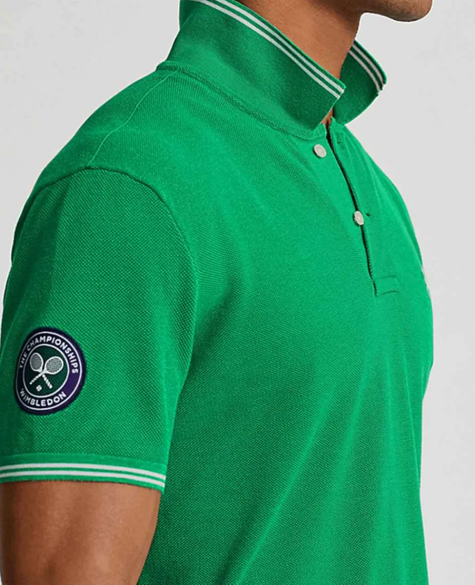 Ralph Lauren Polo Ralph Lauren*Polo Men's Cotton Polo-Collar Sweater - Green