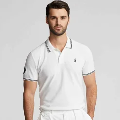 Ralph Lauren Polo Ralph Lauren*Polo Men's Cotton Polo-Collar Sweater - White
