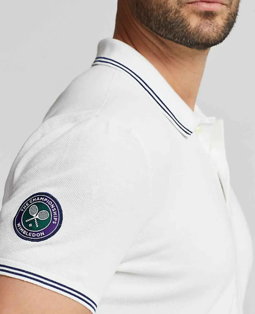Ralph Lauren Polo Ralph Lauren*Polo Men's Cotton Polo-Collar Sweater - White