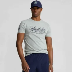 Ralph Lauren Polo Ralph Lauren*Polo Men's Custom Slim Fit T-Shirt - Grey
