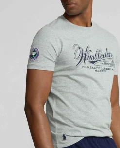 Ralph Lauren Polo Ralph Lauren*Polo Men's Custom Slim Fit T-Shirt - Grey