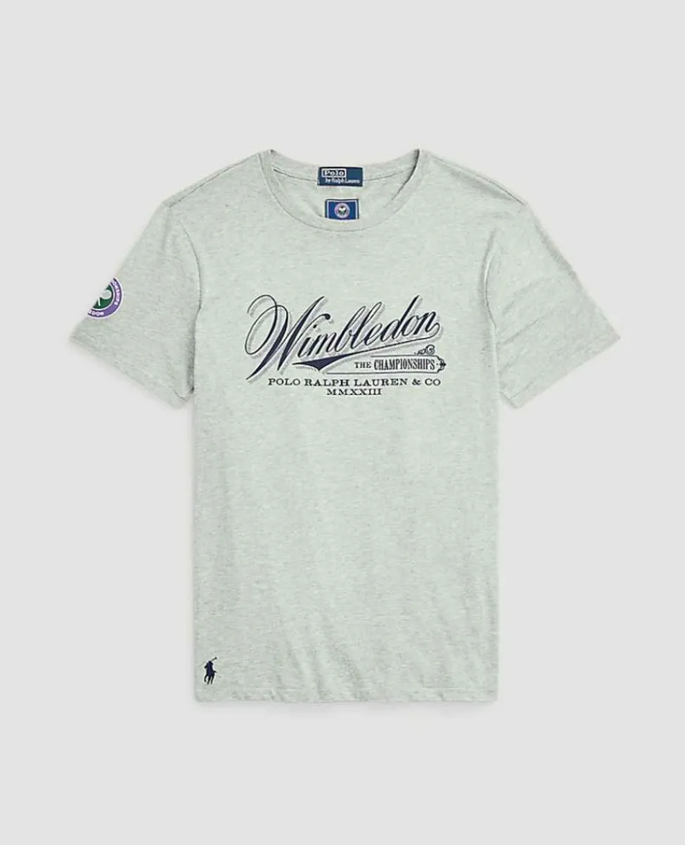 Ralph Lauren Polo Ralph Lauren*Polo Men's Custom Slim Fit T-Shirt - Grey