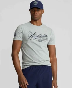 Ralph Lauren Polo Ralph Lauren*Polo Men's Custom Slim Fit T-Shirt - Grey