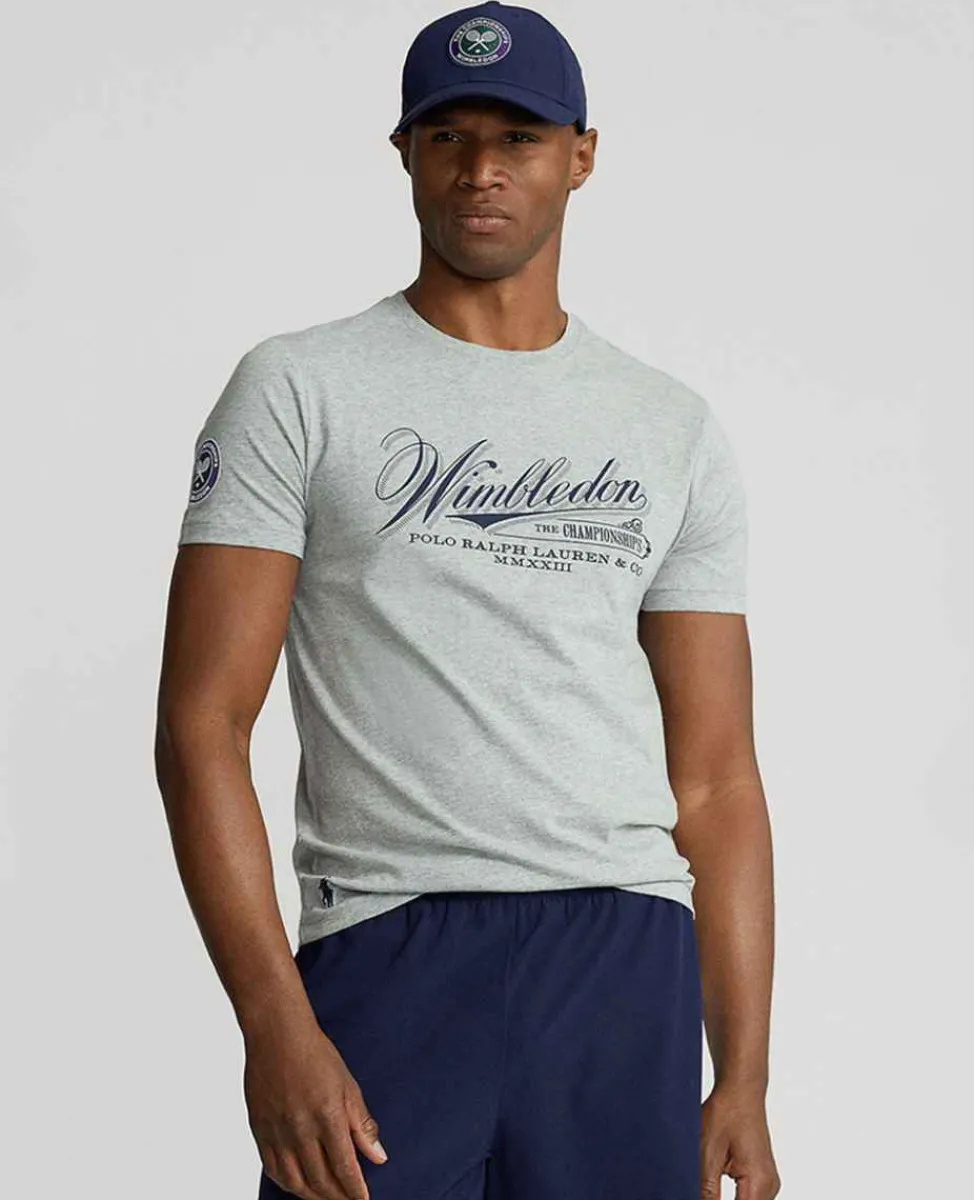 Ralph Lauren Polo Ralph Lauren*Polo Men's Custom Slim Fit T-Shirt - Grey