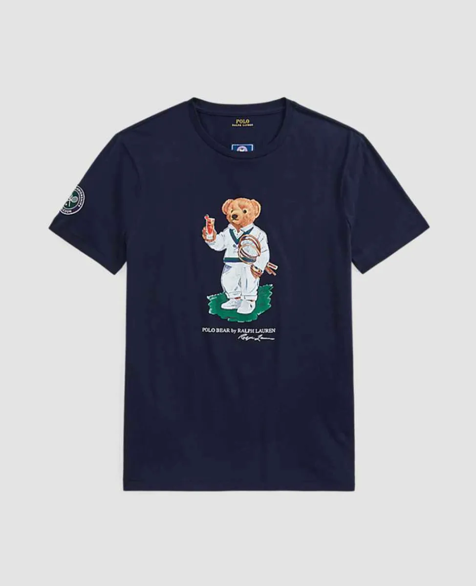 Ralph Lauren Polo Ralph Lauren*Polo Men's Custom Slim Fit Bear T-Shirt - Navy