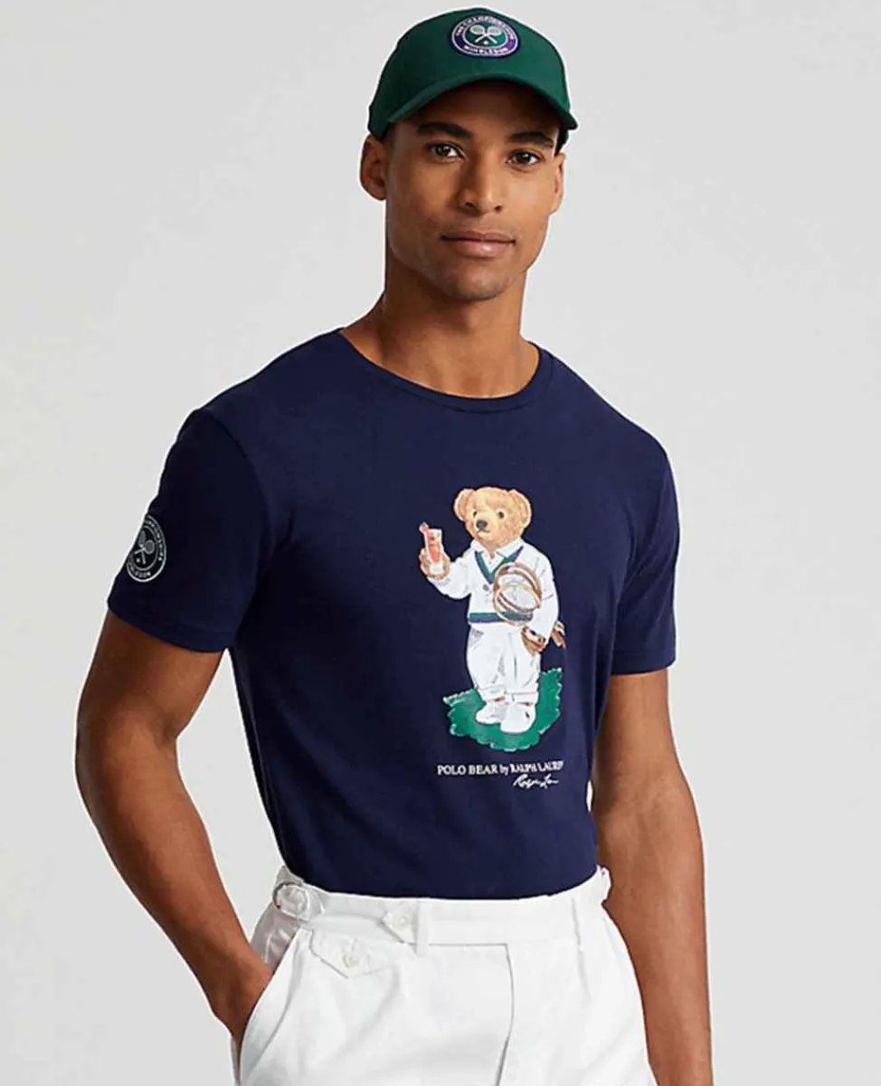 Ralph Lauren Polo Ralph Lauren*Polo Men's Custom Slim Fit Bear T-Shirt - Navy